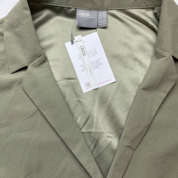 ASOS Button Down Tie Knot Dress - Picture 3 of 8